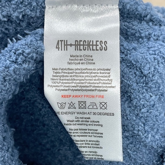 4TH & RECKLESS Slate Blue Liria Knit Trouser - Small - NWT - Picture 7 of 7